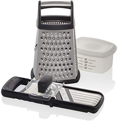 Sabatier 2-teiliges Set mit Reibe und Mondoline-Schneidern.