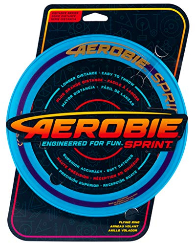 Aerobie - Sprint Flying Ring Wurfring mit Durchmesser 25,4 cm Frisbee Scheibe Farbe zum Wählen (Blau)