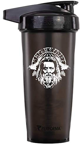 Série Performa ACTIV – Série Norse Mythology Series – Bouteille shaker de 800 ml (odeur), meilleure bouteille sans fuite avec technologie de mélange ActionRod pour vos besoins sportifs et de fitness