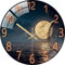 SWECOMZE Modern Wanduhr Lautlos, Große Wand Uhr Ø 30 cm Ohne Tickgeräusche Leise Wall Clock für Wohnzimmer, Küche, Büro (C)