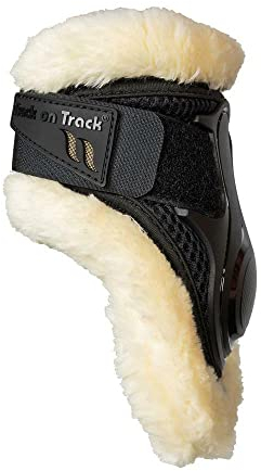 Back on Track Airflow Light Fetlock Boots Kunstfell schwarz L