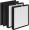 Hfunmo Aerio-300 Ersatz-HEPA-Filter kompatibel mit Zigma Aerio-300 Luftreiniger, 2 hocheffiziente HEPA-Filter + 2 Kohlevorfilter