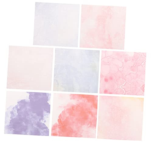 ULDIGI 8stücke Aquarell Transfer Film Blätter Wärmeübertragungsfolie Zum Selbermachen Transferfolie Shirt Tintentransferfolie