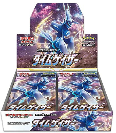 Titan Cards Pokémon Sword & Shield Time Gazer S10D Boosterbox (150 Karten, Japanischer Import) mit Toploader
