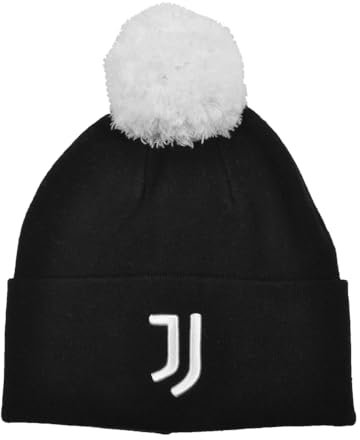 Juventus Unisex 133123 Juve Winter-Hut, Schwarz, One Size
