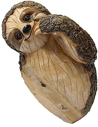 BESPORTBLE Wetterfeste Gartendeko Hängend Baumanhänger Aus Langlebigem Harz Mit Niedlicher Faultierfigur Handgefertigte Außendekoration Für Garten Und Baum Strapazierfähiges Resin Ornament