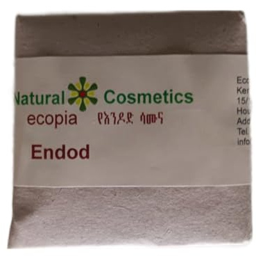 Ecopia Endod Haarseife gegen Schuppen, mit sheabutter, Vegan, Nachhaltig, Handgemacht, Plastikfrei, 100g