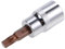 TOP-VIGOR Torx-Bit-Stecknuss, 3/8-Zoll-Antrieb x T30 CR-V-Schlüsseleinsatz, Premium-S2-Stahl-Bits, Torx-Bit mit 48 mm Länge für Drehmomentschlüssel, Ratschenschlüssel, Schlagbohrmaschinen, Gleitstange