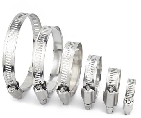 Hose Clamps Stainless Steel Hoop Clamp Automotive Car Fuel Pipe Tube Clip Hardware Spring Water Plumbing,13,19mm