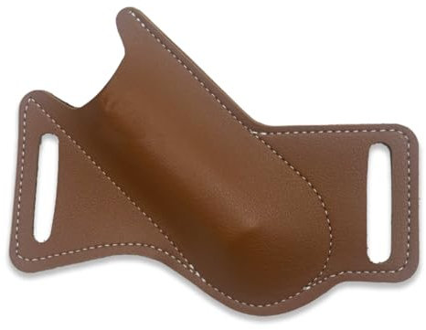 EIHI Messerscheide,Gürtelschnalle Messerscheide,Leder Messerscheide für Gürtel,Taschenmesser Folding EDC Gürtel Messer Holster Messer Gürtel Lederscheide für 5 Zoll Klappmesser.Geschenk für Männer.