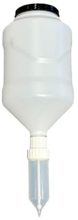 Colcolo Saucenflasche, Saucenpresse, 3 l, leer, zum Aufhängen, presst Sauce, Tomatensaucenverteiler für Outdoor-Restaurant, Mayo, Salatsaucen, Weiß