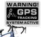 Adesivo di tracciamento GPS - Decal di avvertimento Antifurto, Segno di allarme GPS Realistico | Adesivo di allarme per auto, adesivo per auto antifurto, adesivi di avvertimento di tracciamento GPS