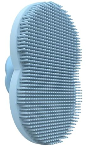 Duschbürste: Doppelseitiges Silikon-Peeling-Pad, bequemes Badreinigungswerkzeug | Handbad-Stärke, flexible Gesichts- und Karosserie-Waschmaschine, Massagegerät