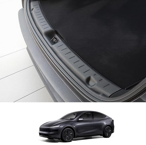 Arcoche Rear Bumper Guard for Tesla Model Y Juniper 2025 2026 Accessories Rear Trunk Bumper Guard Sill Cover Protector TPE Material Not fit 2026 Standard