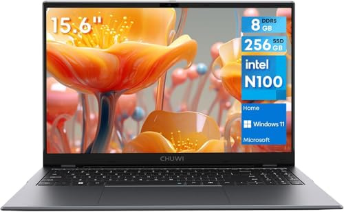 LMHTRADE GemiBook Plus 15.6'' Laptop 8 GB RAM 256 GB SSD Computer Win 11 Laptop di 12a generazione Alder Lake N100 (fino a 3,4 GHz)