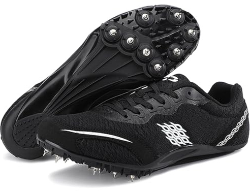 PIzrgm Leichtathletik Laufschuhe Herren 8Nägel Jugend Spike Schuhe Atmungsaktiv leichte Für Laufen Rennen Springen
