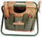 Esschert Design GT01 41 x 31 x 30cm Metal/ Textile Garden Stool - Green