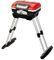 Cuisinart Petite Gourmet - Parrilla de gas portátil con VersaStand™, barbacoa de mesa compacta, superficie de cocción de 150 pies cuadrados, quemador de 5,500 BTU, parrilla de gas pequeña, base