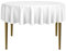 Lann's Linens Runde Premium-Tischdecke für Hochzeit/Bankett/Restaurant, 177,8 cm, Polyester-Tischdecke, Weiß