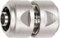 GEKA plus-Schlauchverbinder Stecksystem, 3/4 - 19mm MS Ni m. Spannmutter , 46.0763