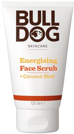 BULLDOG SKINCARE - Energising Face Scrub For Men Exfoliating Coconut shell scrub 125 ml