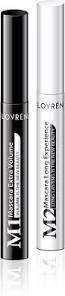 Lovren Mascara M2 Long Experience, langhaltend, nickel- und arabenenfrei, dermatologisch phthalatologisch getestet, wasserfest, schmutzabweisend, schwarz, 10 ml