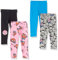 Amazon Essentials Disney | Marvel | Star Wars | Frozen | Princess Leggings Bambine e ragazze, Pacco da 4, Marvel - Spiderman, 6-7 anni
