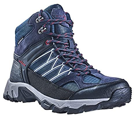 Black Crevice Herren Trekkingschuhe High, Wasserdicht,blau/rot, 44
