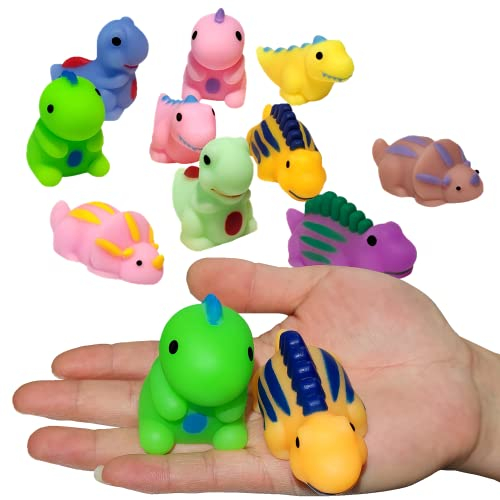 Aiyouwei 10-teilige Jumbo Dinosaurier Mochi Squishy Spielzeug Squishy Tiere Stress Reliever Kinder Party Gefälligkeiten
