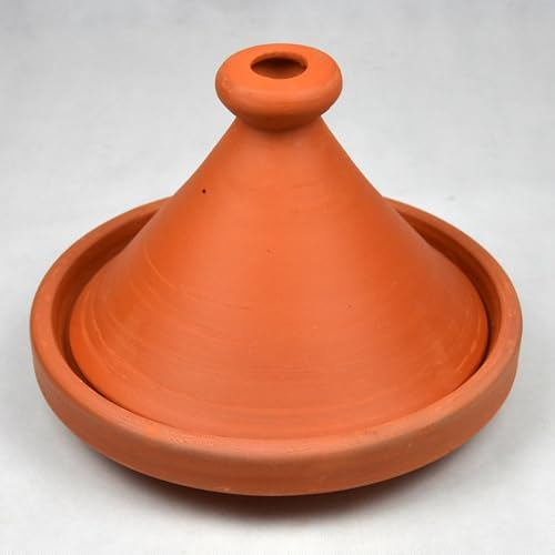 Tajine marocain, faitout Ø 35 cm, cocotte non émaillée, pour la cuisson, pour 6 à 8 personnes, marmite en terre cuite d'origine du Maroc