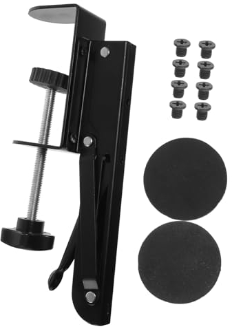 Operitacx Bandeja Extensora De Escritorio 1 Juego De De Hierro Plegables para Placa De Extensión De Escritorio Extensión De Mesa