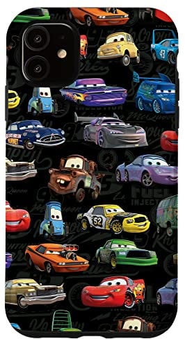 iPhone 11 Disney PIXAR Cars Pattern Print Case