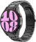 MoKo Titan Armband Kompatibel Mit Samsung Galaxy Watch 7 FE 6 5 4 40mm 44mm/6 Classic 43mm 47mm/5 Pro 45mm/4 Classic 42mm 46mm, Metall Ersatzarmband Uhrenarmband, Schwarz