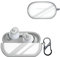 MEMELOKA Custodia Compatibile con Beats Solo Buds, Antiurto in Silicone Morbido con Portachiavi Case Protettiva per Beats Solo Buds, Trasparente