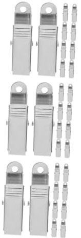 NIYANGLE 3 Ensembles -fil Micro-pinces Crocodiles Pinces À Ressort Pinces Crocodiles En Métal Pinces De Ligne De Test Mini Pinces Crocodiles Pinces Photo Le Fer Silver 10 Pièces * 3
