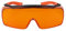 Ywmsfl Orange gefilterte Polycarbonat-UVC-Schutzbrille, Blaulichtfilter für Männer und Frauen in jeder Umgebung