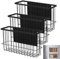 BATTIPAW 3 PCS Magnetic Dryer Ball Holder, Wall Mount Dryer Ball Rack for Laundry Room, Dryer Ball Shelf for Organization and Storage, Magnetic Lint Bin for Laundry Room