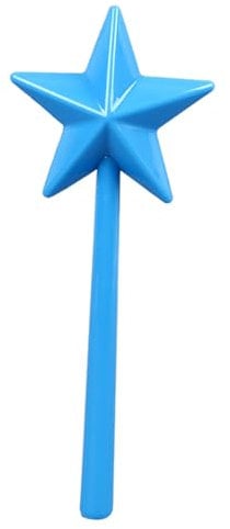 Salt Pepper Shaker, Cute Magic Wands Salt Pepper Wand Shakers 3 Holes, Refillable Salt Papper Shakers Halloween, Christmas, Kitchen Accessories (Blue)