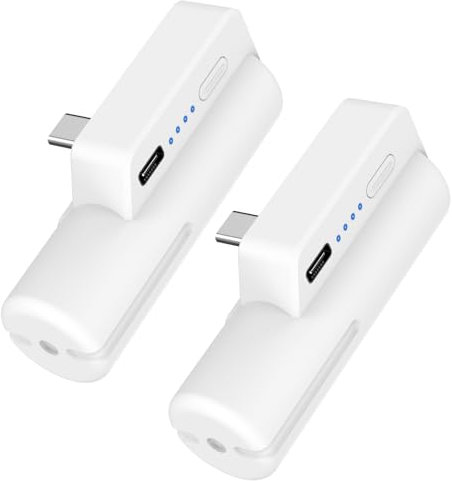2 Pack Battery Pack for Meta Quest 2 5000mAh Power Bank for Oculus Quest 2 Lightweight VR Charger Accessories with 2-4 Hour Extended Playtime