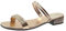 Sandali da spiaggia da donna Hollow Casual pantofole scarpe piatte retrò sandali donna tacco 206 collettivo da donna, Oro rosa, 6.5 UK 3X-Narrow