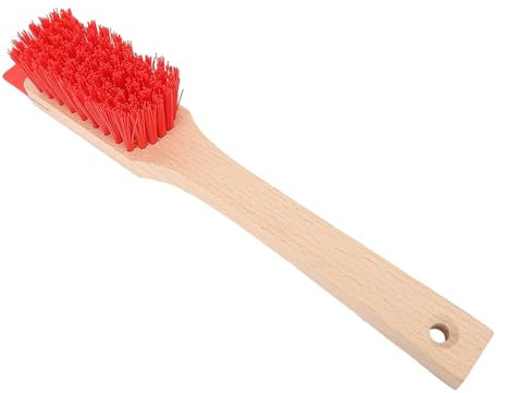 Mower Cleaning Scrub Brush Heavy Duty Lawn Mower Cleaning Tool Stiff Bristle Scraper for Outdoor Gardens