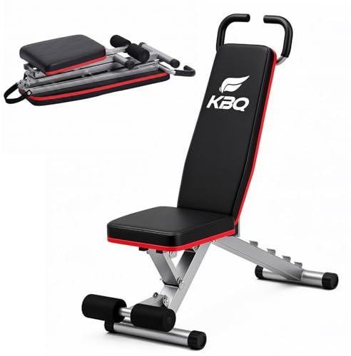 Adjustable Exercise Chair for Home Gym – Foldable Back Extension Bench for Core, Hip & Lower Back Workout – Multi-Functional Hyperextension Bench for Full-Body Exercise（with Illustrated Training Action Guide）