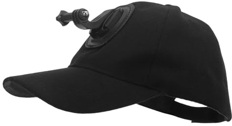 BELLIFFY Sports Photography Baseball Cap Camera Mount Compatible with Action Cameras for Filming during Sports Fishing Running and Outdoor Adventures