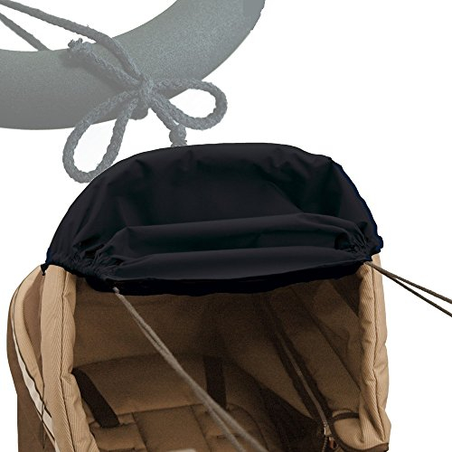 Sonnenmarkise Sonnensegel für Kinderwagen mit UV-Schutz schwarz