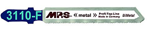 5 MPS Sägen 3110-F Bi-Metall-Stichsägeblätter
