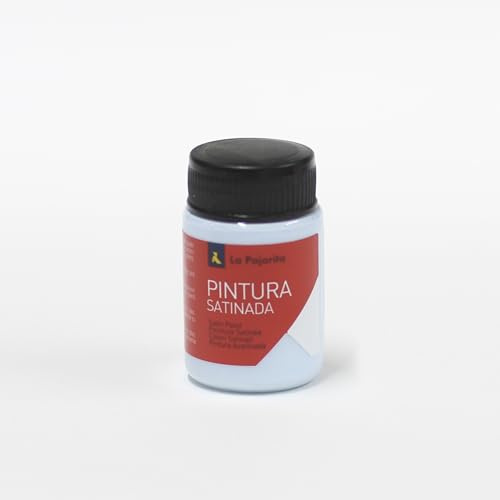 La Pajarita Pintura Satinada al Agua Azul Pastel 35ml – Pintura Multisuperficie, Acabado Satinado, Alta Cubrición