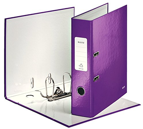 LEITZ Ordner WOW, 180 Grad, DIN A4, 80 mm, violett 10050062