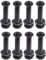 Longboard Skateboards Cruiser Hardware Schrauben 4,4 cm schwarz Farbe (4,4 cm)