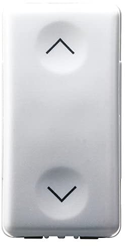 GEWISS 20521 DOPPIO PULSANTE CON INTERBLOCCO NA+NA 10A - 1M BIANCO SYSTEM