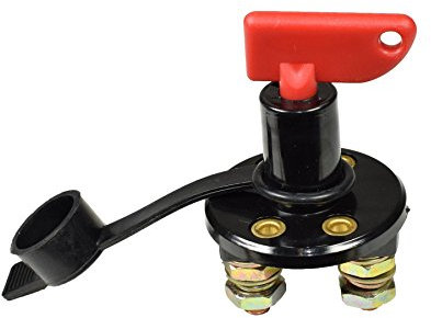 AB Tools Heavy Duty Plastic Type Battery Isolator Switch/Key Cut Off Power Kill Switch